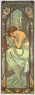 Pohled A. Mucha - Night´s Rest