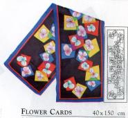 guttašála Flower cards Hab.8 150x40 cm SGS943